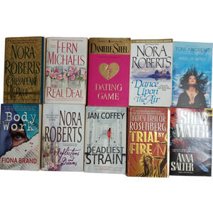 Lot of 10 Love Romance Suspense Mystery Modern Books Random Mix Titles & Authors